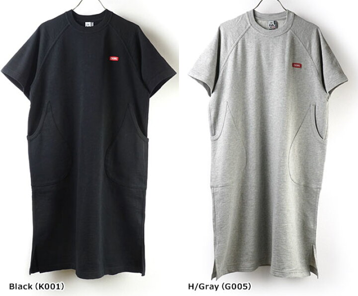 ブランド雑貨総合 チャムス Chums ワンピース 半袖 レディース キーストーンブービー ミーチュニック Ch18 1161 H Gray Recantosolasol Com Br