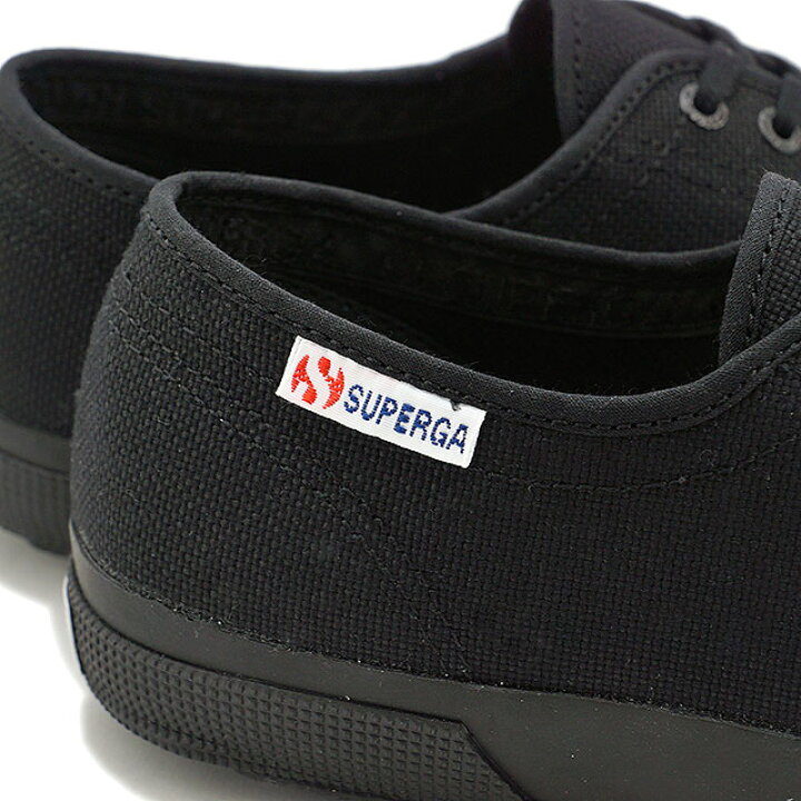 superga black slip on