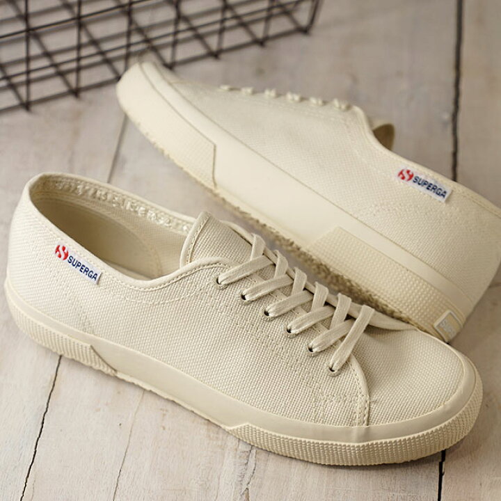 楽天市場 8 19限定 楽天カードで14倍 スペルガ Superga スニーカー 2725ヌード 2725 Nude S4116ew Ss21 メンズ レディース 軽量 キャンバスシューズ Beige Gesso Adn ベージュ系 Mischief