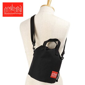 【4/20は楽天カード＆エントリーで13倍】マンハッタンポーテージ Manhattan Portage アイオナアイランド ショルダーバッグ Iona Island Shoulder Bag [MP1423 ] メンズ・レディース 鞄 コーデュラナイロン 巾着バッグ BLACK ブラック系【メール便可】