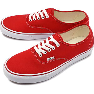 �y4/15���� �ő�P37�{�z�o���Y VANS �I�[�Z���e�B�b�N �X�j�[�J�[ [VN000EE3RED SS22] AUTHENTIC �����Y�E���f�B�[�X ���@���Y ��� RED/TRUE WHITE ���K�戵�X