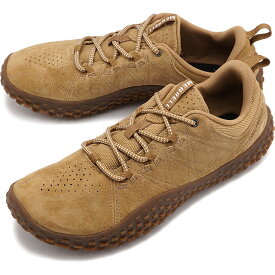 メレル MERRELL メンズ ラプトゥ M WRAPT [J036015 FW21] スエード ベアフット スニーカー トレイル アウトドア TOBACCO ブラウン系