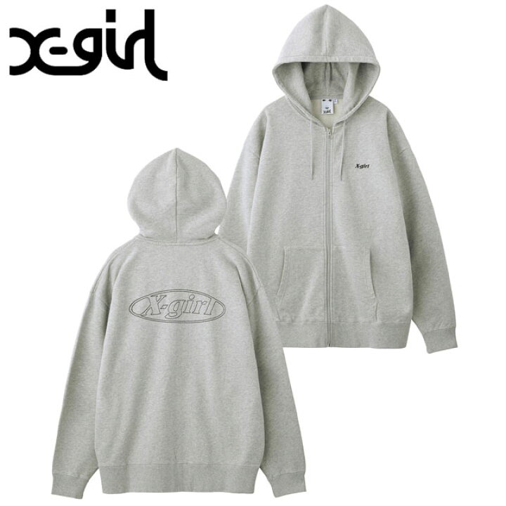 楽天市場】エックスガール X-girl レディース ロゴ ステッチド ジップ 