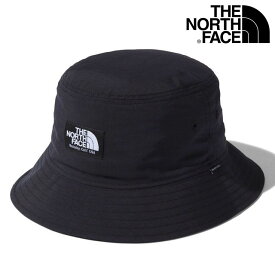 【6/5は楽天カード＆エントリーで最大15倍】ザ・ノース・フェイス THE NORTH FACE キャンプサイドハット [NN02345-K SS23] Camp Side Hat メンズ・レディース TNF アウトドア 帽子 バケットハット UVカット 撥水 サイズ調整可能 ブラック【メール便可】【e】