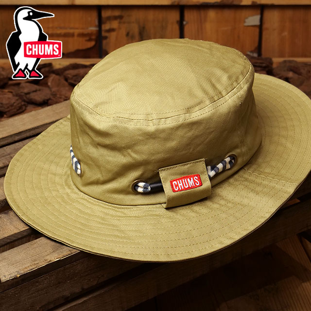 登場大人気アイテムチャムス CHUMS リングTGハット サファリハット Hat メンズ・レディース Ring フリーサイズ 帽子  [CH05-1285 TG SS23] アウトドア 帽子