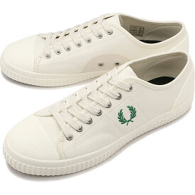 【4/20は楽天カード＆エントリーで13倍】フレッドペリー FRED PERRY スニーカー ヒューズ ロー キャンバス [B4365-D06] HUGHES LOW CANVAS メンズ・レディース 靴 ローカット LIGHT ECRU 白 ホワイト系