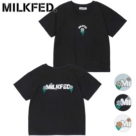 【30％OFF／SALE】ミルクフェド MILKFED. レディース エンブロイダリー フラワートップ [103232013038 SU23] EMBROIDERY FLOWER TOP トップス 半袖 Tシャツ カットソー 【メール便可】【e】【ts】