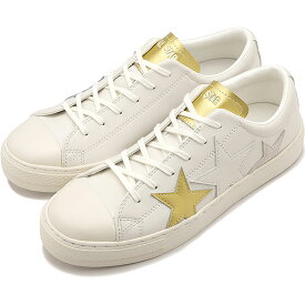 【在庫限り】コンバース CONVERSE レディース スニーカー オールスター クップ エペ トリオスター SP ローカット [38001820 SS24] ALL STAR COUPE EPAIS TRIOSTAR SP OX 靴 撥水 WHITE/GOLD【ts】