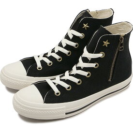 【6/5は楽天カード＆エントリーで最大15倍】コンバース CONVERSE レディース スニーカー オールスター AG Z ハイカット [31311160 SS24] ALL STAR AG Z HI 靴 サイドジップ BLACK【e】