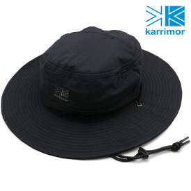 カリマー Karrimor サーモシールドハット [200120-9000 SS24] thermo shield hat メンズ・レディース 帽子 アウトドア 遮熱 UVケア 抗菌防臭 Black