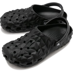 �N���b�N�X crocs �����Y �N���V�b�N �W�I���g���b�N �N���b�O [209563-001 SS24] Classic Geometric Clog EVA�T���_�� Black ���K�戵�X�ycp�z