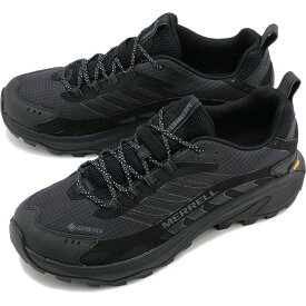 メレル MERRELL メンズ モアブ スピード2 ゴアテックス [J037513 SS24] M MOAB SPEED 2 GORE-TEX 靴 透湿防水 ビブラムソール アウトドアシューズ トレッキング ハイキング スニーカー BLACK