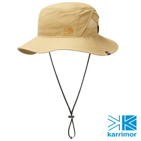 カリマー Karrimor フローハット [200142-0542 SS24] flow hat メンズ・レディース 帽子 アウトドア 撥水 UVケア 抗菌防臭 Dark-Beige