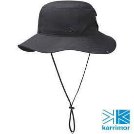 カリマー Karrimor フローハット [200142-9000 SS24] flow hat メンズ・レディース 帽子 アウトドア 撥水 UVケア 抗菌防臭 Black