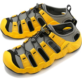 【10％クーポンあり】【先着で限定ステッカーパックプレゼント！】 返品送料無料 キーン KEEN メンズ サンダル ハイパーポート エイチツー [1029112 SS24] M HYPERPORT H2 靴 キャンプ アウトドア Keen-Yellow/Black