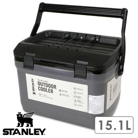 【4/26は楽天カード＆エントリーで最大23倍】スタンレー STANLEY クーラーボックス The Easy-Carry Outdoor Cooler 15.1L [10-01623 SS24] メンズ・レディース キャンプ アウトドア レジャー イベント チャコール 【ラッピング不可】