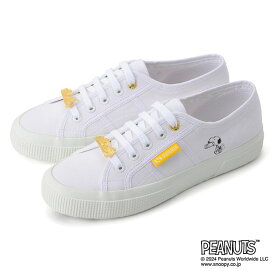 【コラボ】 スペルガ SUPERGA レディース スニーカー 2750 スヌーピー [4S8133ZW SS24] 2750 SNOOPY 靴 キャンバスシューズ ホワイト