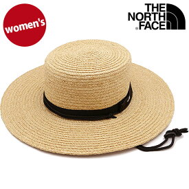 【15％OFF／SALE】ザ・ノース・フェイス THE NORTH FACE レディース ラフィアブレイドハット [NNW02441-NA SS24] Raffia Blade Hat TNF 麦わら帽子 天然素材 ストローハット フリーサイズ アウトドア ナチュラル【ts】【e】