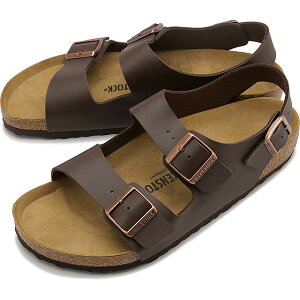 y|Cg10{zrPVgbN BIRKENSTOCK T_ ~m rRt[ [34701/34703 SS24] MILANO BS YEfB[X hCc RtH[gT_ NT_ DARK-BROWN | BIRKO-FLOR K