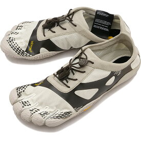 【1/25限定 最大P32倍】ビブラムファイブフィンガーズ Vibram FiveFingers 5本指シューズ [24M0704] KSO EVO メンズ 靴 ベアフット ジム フィットネス トレーニング WHITE/BROWN/WHITE 正規取扱店