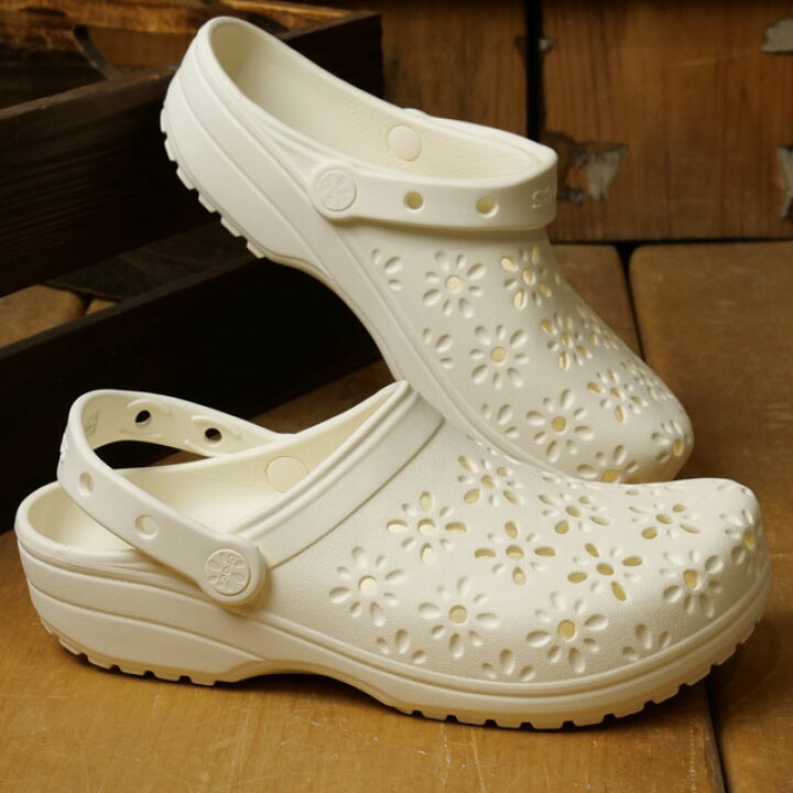 楽天市場】クロックス crocs サンダル クラシック フローラル カット 