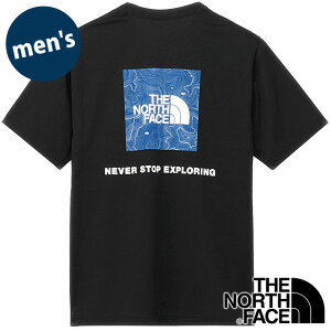 �U�E�m�[�X�E�t�F�C�X THE NORTH FACE �V���[�g�X���[�u�o�b�N�X�N�G�A�g���o�[�X���S�e�B�[ [NT32543-K] S/S Back Square Traverse Logo Tee �����Y TNF �A�E�g�h�A �g�b�v�X ����T�V���c �u���b�N �y���[����