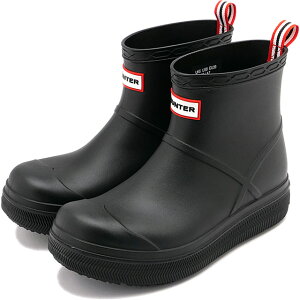 �n���^�[ HUNTER ���j�Z�b�N�X �v���C ���[���f�b�h �u�[�c [UFS7105PVC SS25] UNISEX PLAY MOLDED BOOT �����Y�E���f�B�[�X ���C �\�t�g�^�b�` ���o�[�u�[�c �V���[�g�� BLACK ���K�戵�X