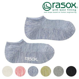 ラソックス rasox クールネス・スニーカー [CA251SN01 SS25] メンズ・レディース 靴下 日本製 くるぶしソックス 接触冷感 【メール便可】 正規取扱店
