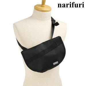 �y�ő�100%�|�C���g�o�b�N�z�i���t�� narifuri �q�b�v�o�b�O [NF8030 SS25] HIP BAG �����Y�E���f�B�[�X �� �V�����_�[�o�b�O BLACK ���K�戵�X�ycp�z