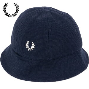 �y40%OFF/SALE�z�t���b�h�y���[ FRED PERRY �V�A�T�b�J�[ �o�P�b�g�n�b�g [HW9677-608 SS25Q2] SEERSUCKER BUCKET HAT �����Y�E���f�B�[�X �X�q NAVY �y���[���։z ���K�戵�X�yts�z�ye�z