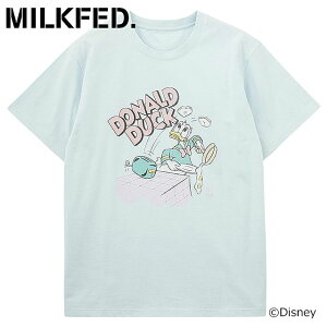 yyVX[p[SALE28%OFFz~NtFh MILKFED. hih_bN / NbLO V[gX[uTVc [103252011024 SS25SPOT] DONALD DUCK / COOKING S/S TEE fB[X Jbg\[  Disney fBYj