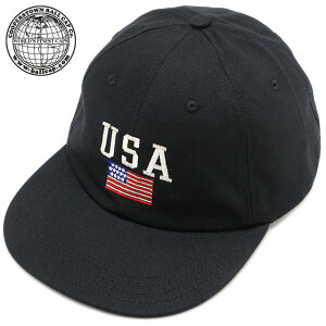 �N�[�p�[�Y�^�E���{�[���L���b�v COOPERSTOWN BALLCAP �L���b�v ������ [USA SS25] THE STARS AND STRIPES �����Y�E���f�B�[�X �X�q �t���[�T�C�Y MADE IN USA BLACK ���K�戵�X
