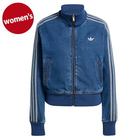 アディダス オリジナルス adidas Originals レディース ファイヤーバード トラックトップ デニム [TE651/KD2913 SS26] FIREBIRD TRACK TOP DENIM トップス トラックジャケット ジャージ ブルー ミディアムヴィンテージデニム 正規取扱店【cp】