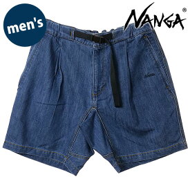 【8/18限定 最大P29倍】ナンガ NANGA メンズ デニムショートパンツ [N2600-1E065D SS26] DENIM SHORT PANTS ボトムス ハーフパンツ ショーツ アウトドア ブルー BLU 正規取扱店【cp】