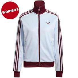 アディダス オリジナルス adidas Originals レディース クラシック トラックトップ [RD367/KD3741 SS26] CLASSIC TRACK TOP トップス トラックジャケット ジャージ ブルー クリスタルスカイ/マルーン 正規取扱店