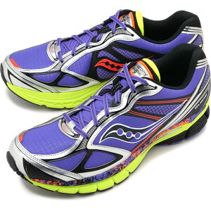�y�ő�100%�|�C���g�o�b�N�z�T�b�J�j�[ Saucony �X�j�[�J�[ �����Y �v���O���b�h�K�C�h7 [S70995-2 SS26] Progrid Guide 7 �C ���[�J�b�g�V���[�Y �E�H�[�L���O �W���M���O �W�� �p�[�v���n PURPLE/CITRON ��