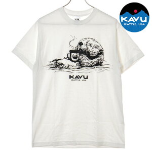 �J�u�[ KAVU �����Y �V�[�I�b�^�[T�V���c [19822487 SS26] Sea Otter Tee �g�b�v�X ���� �� White �y���[���։z ���K�戵�X�ycp�z