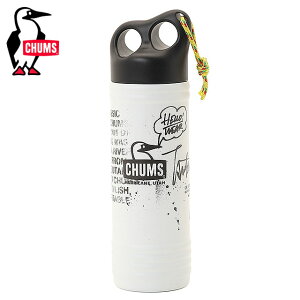�`�����X CHUMS �X�e�����X�{�g�� ���w�L�����p�[�E�F�[�u�{�g�� 500ml [CH62-2266 SS26] ���w Camper Wave Bottle 500ml �����Y�E���f�B�[�X ���j�Z�b�N�X ���� �^��f�M�\�� �X�e���V�� �z���C�g White 