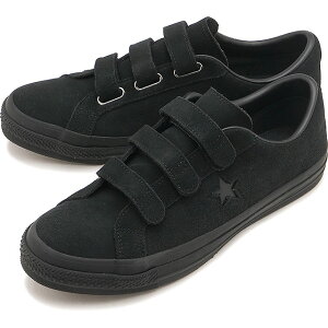 �y�ő�100%�|�C���g�o�b�N�z�R���o�[�X CONVERSE �X�j�[�J�[ �����X�^�[ �X�G�[�h V-3 [33702991 SS26Q2] ONE STAR SUEDE V-3 �����Y�E���f�B�[�X ���j�Z�b�N�X �C �V���[�Y �x���N�� �� BLACKMONOCHROME ���K��