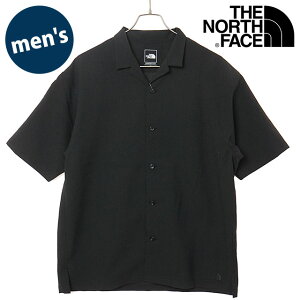 �y�ő�100%�|�C���g�o�b�N�z�U�E�m�[�X�E�t�F�C�X THE NORTH FACE �����Y �V���[�g�X���[�u�A���n���b�v�V���c [NR22631-K SS26] S/S Aloha Rip Shirt ���j�Z�b�N�X �g�b�v�X �����I�[�v���V���c UV�P�A �� 
