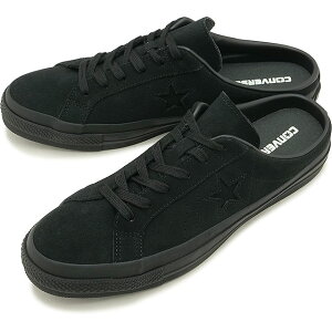 �R���o�[�X CONVERSE �X�j�[�J�[ �����X�^�[ �X�G�[�h �~���[�� [33702981 SS26Q2] ONE STAR SUEDE MULE �����Y�E���f�B�[�X ���j�Z�b�N�X �C �V���[�Y �X���b�|�� �� BLACKMONOCHROME ���K�戵�X