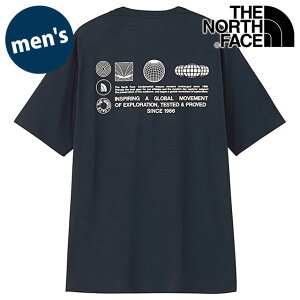 �U�E�m�[�X�E�t�F�C�X THE NORTH FACE T�V���c �����Y �V���[�g�X���[�u�t���b�V���h���C�O���[�u�O���b�h�R�b�g���e�B�[ [NT32550-UN SS26] S/S FD Globe Grid Cotton Tee ���j�Z�b�N�X �g�b�v�X ���� �z����