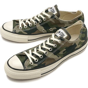�R���o�[�X CONVERSE �X�j�[�J�[ �����Y �I�[���X�^�[ �G�C�W�h �E�b�h�����h�J�� ���[�J�b�g [31318230 SS26Q2] ALL STAR AGED WOODLANDCAMO OX �C �V���[�Y �J���� �J�[�L�O���[�� GREEN/GRAY/BROWN ���K�戵�X