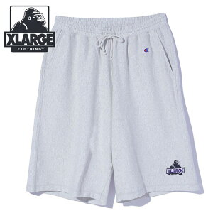 �G�N�X�g�����[�W XLARGE �����Y �`�����s�I�� �V���[�c�p���c [101262031019 SS26SPOT] XLARGE×Champion SHORT PANTS �{�g���X �n�[�t�p���c �Z�p�� �O���[ ASH ���K�戵�X