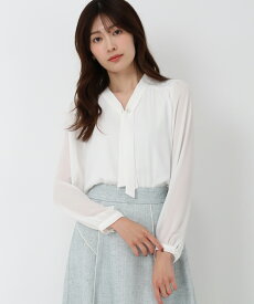 【定価7,920円→3,900円】【SALEアウトレット】パールバー付きタイブラウス/MM518101 MISCH MASCH ミッシュマッシュ 公式 人気