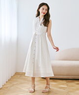 【50%OFF】【2026春夏アイテム】総レースノースリシャツワンピース/MM627416 ミッシュマッシュ ロング丈 …
