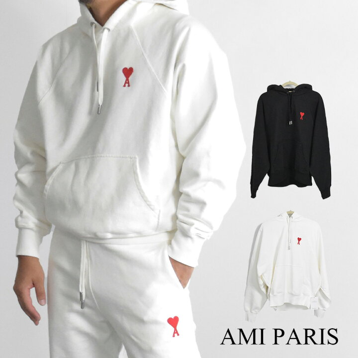 楽天市場】AMI PARIS アミ 長袖 パーカー ロゴ メンズ ブランド 