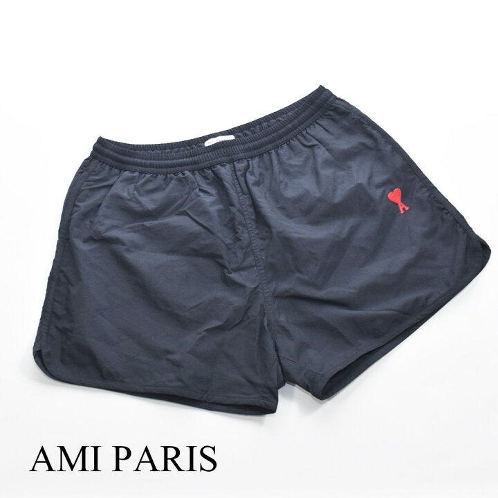 楽天市場】AMI PARIS アミ スイムショーツ 水着 ロゴ メンズ ブランド 