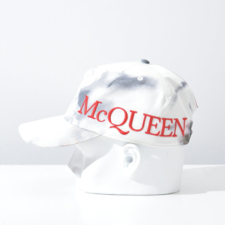 楽天市場】ALEXANDER McQUEEN 帽子 キャップ プリント ロゴ 白 