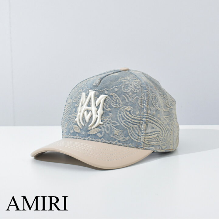 楽天市場】AMIRI アミリ 帽子 キャップ デニム バンダナ ジャカード 